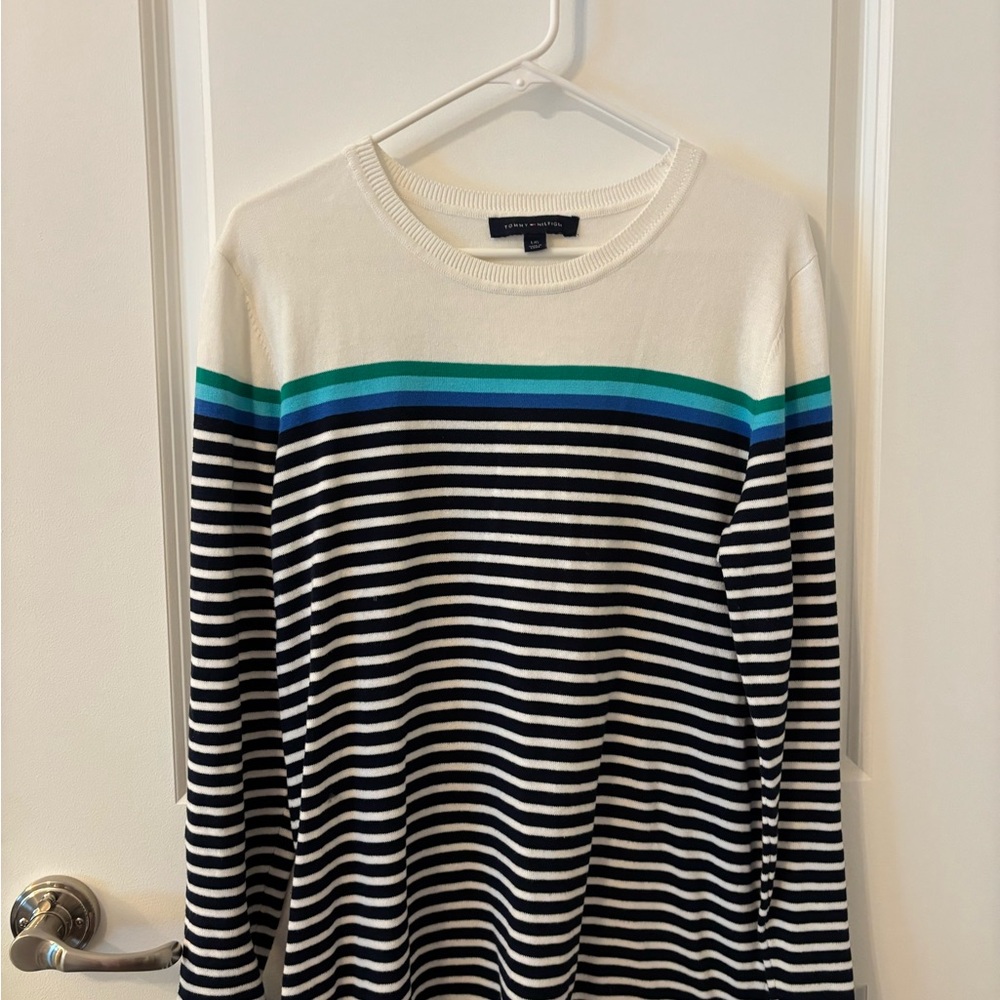 Tommy Hilfiger Cream Knit Sweater